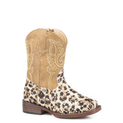 Roper Toddler Glitter Leopard Boots