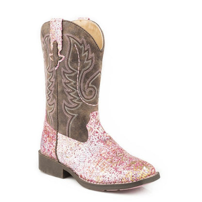 Roper Childs Glitter Aztec Boots