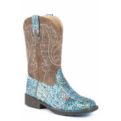 Roper Childs Glitter Aztec Boots