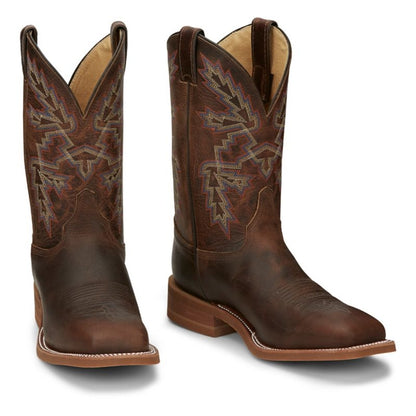 Justin Mens Bender Square Toe Boots