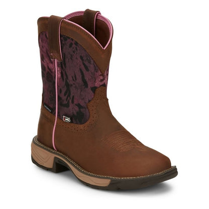 Justin Womens Rush Square Toe Boots