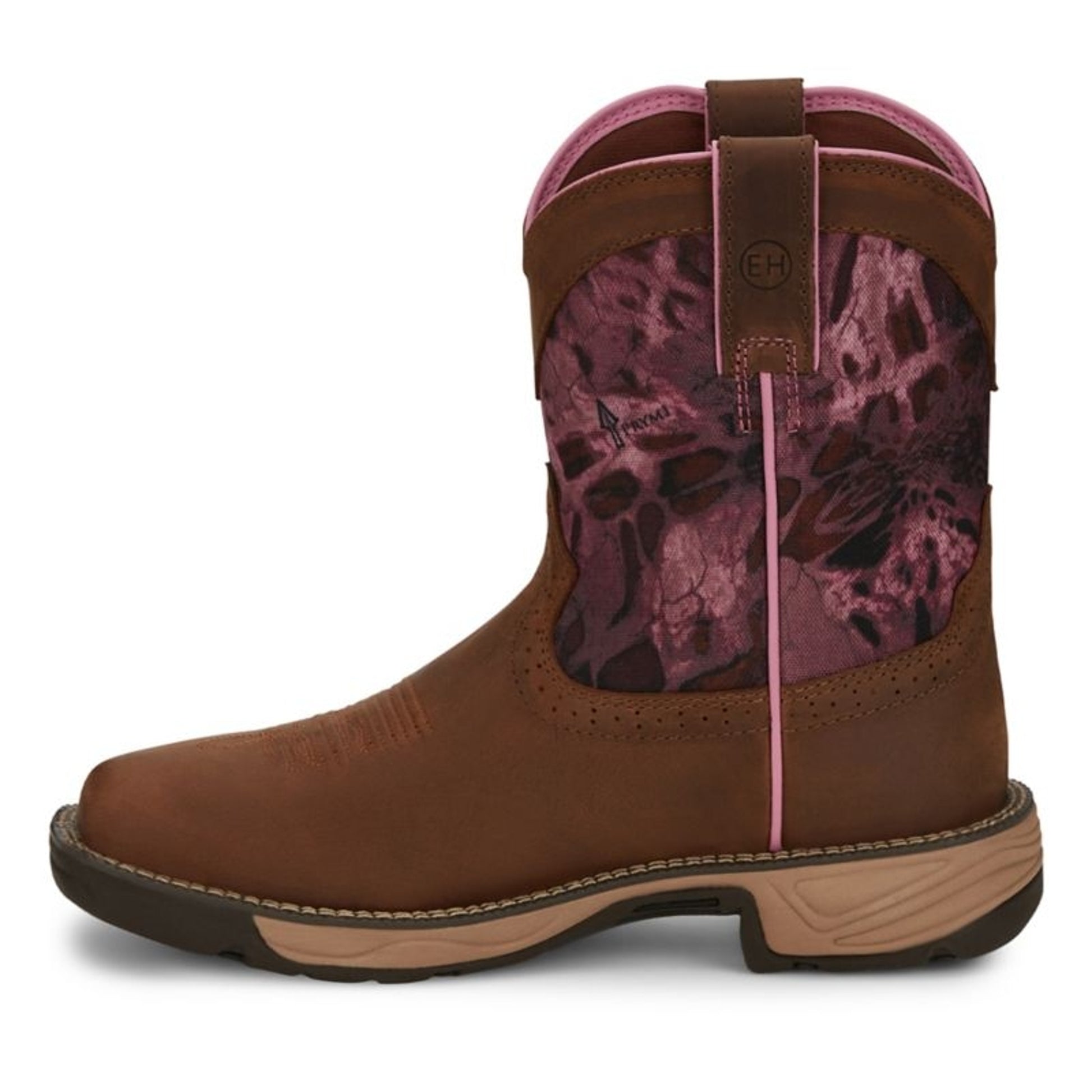Justin Womens Rush Square Toe Boots