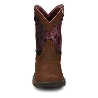 Justin Womens Rush Square Toe Boots