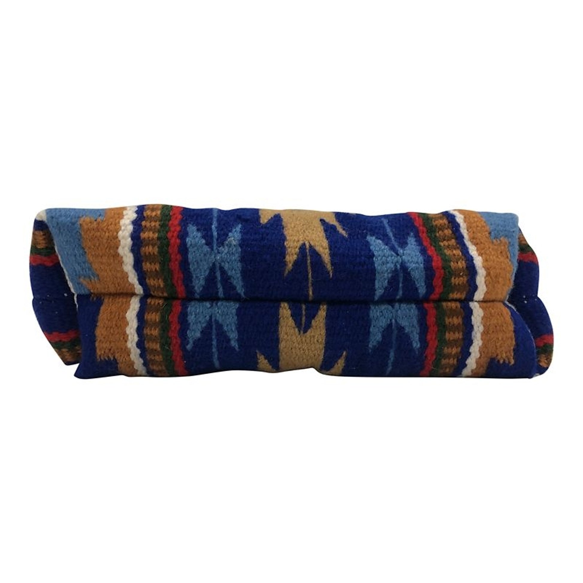 Huntley Navajo Western Aztec LG Zipper Purse Blue