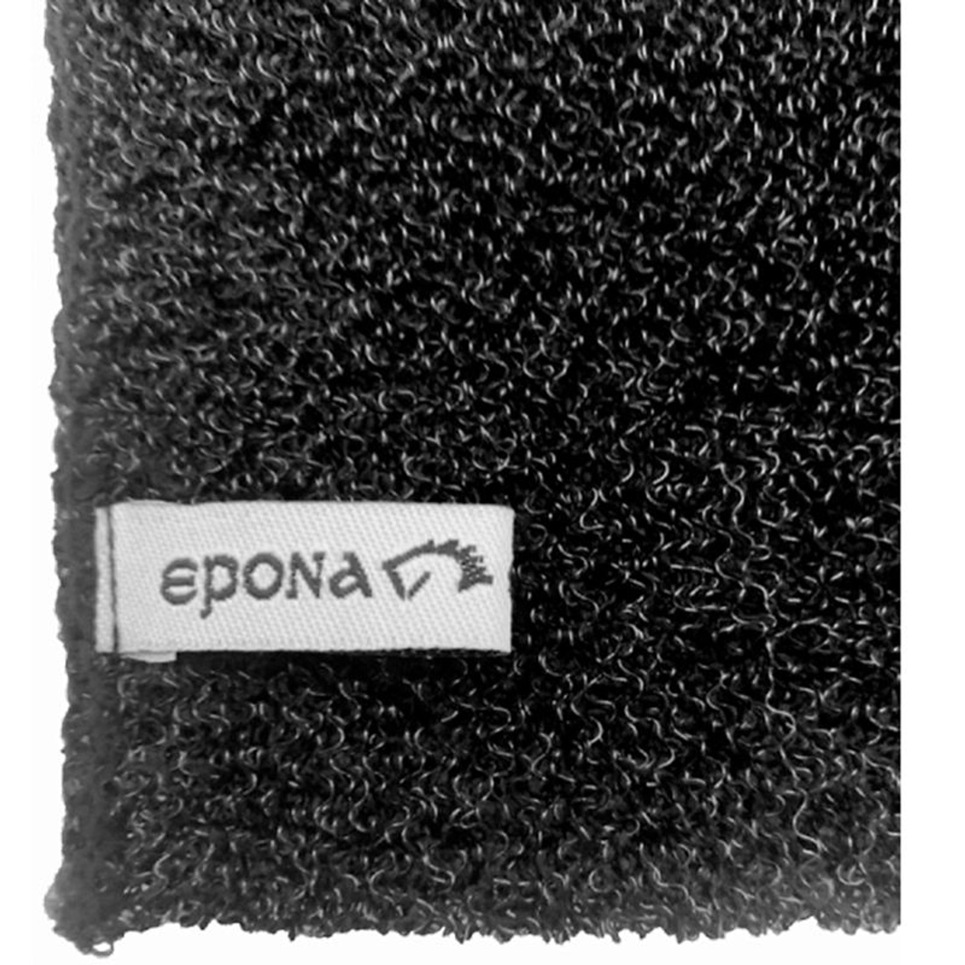 Epona Tigers Tongue Scrubby Bath Cloth Black