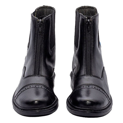 TuffRider Kids Thelwell Zip Black Paddock Boot