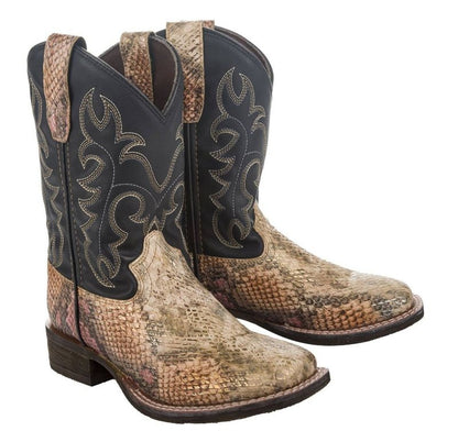TuffRider Youth Snake In My Boot Western Black