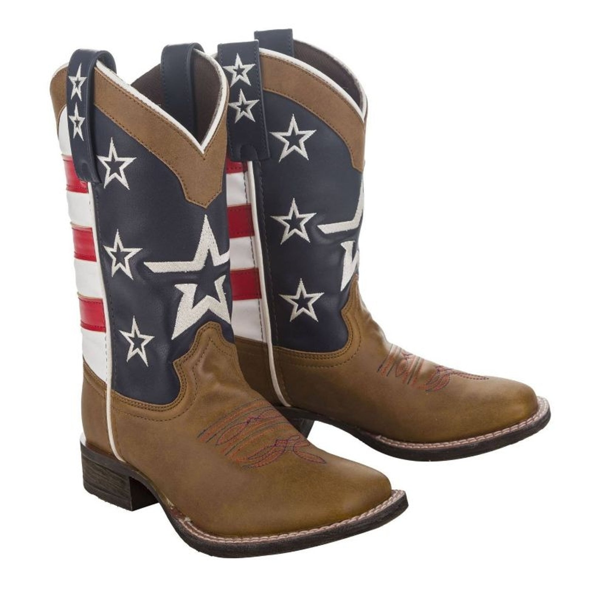 TuffRider Youth American Cowboy Boots Brown