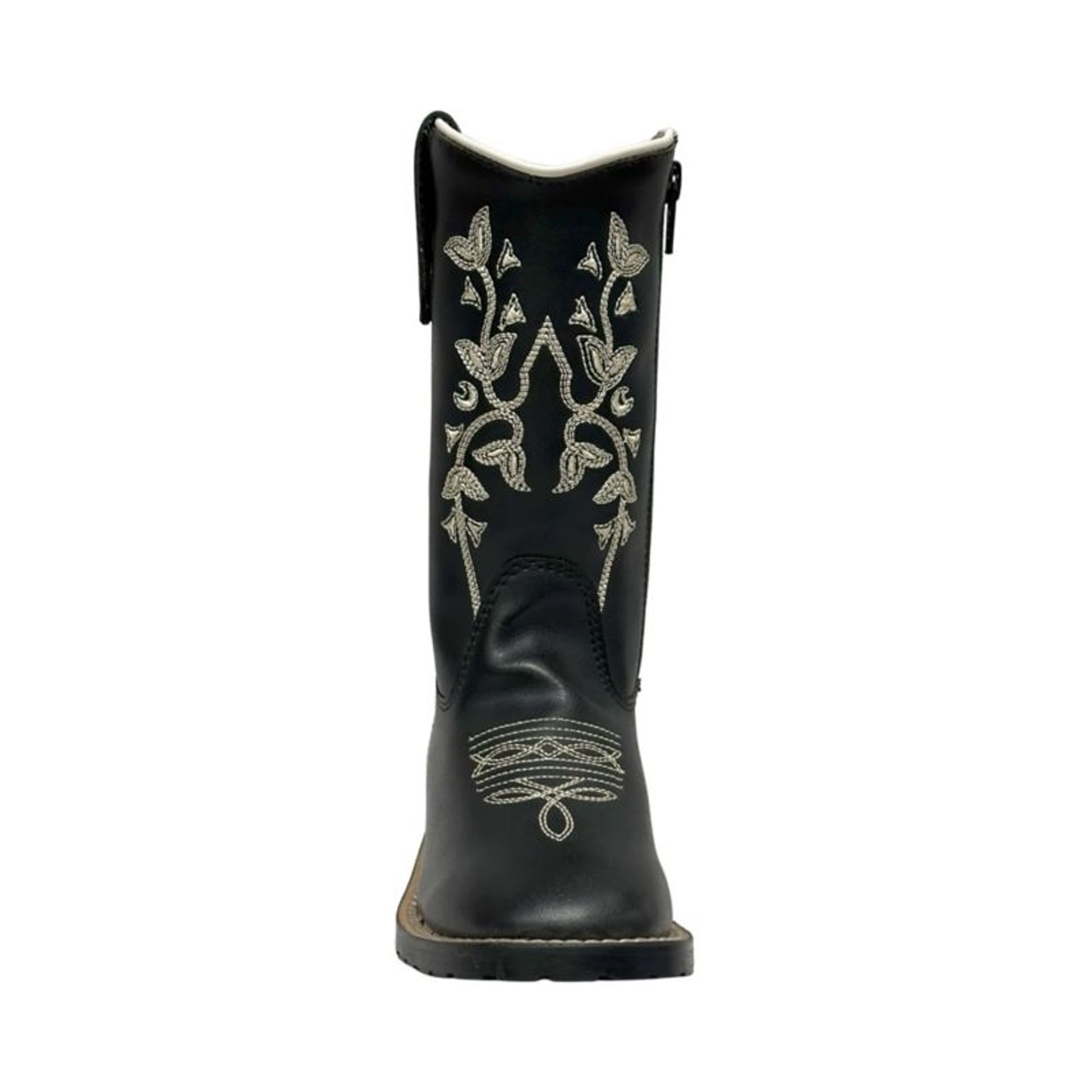 TuffRider Kids Black Floral Western Boot