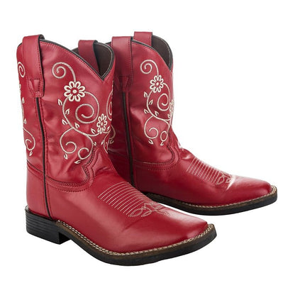 TuffRider Toddlers Floral Swirl Sq Toe Boots