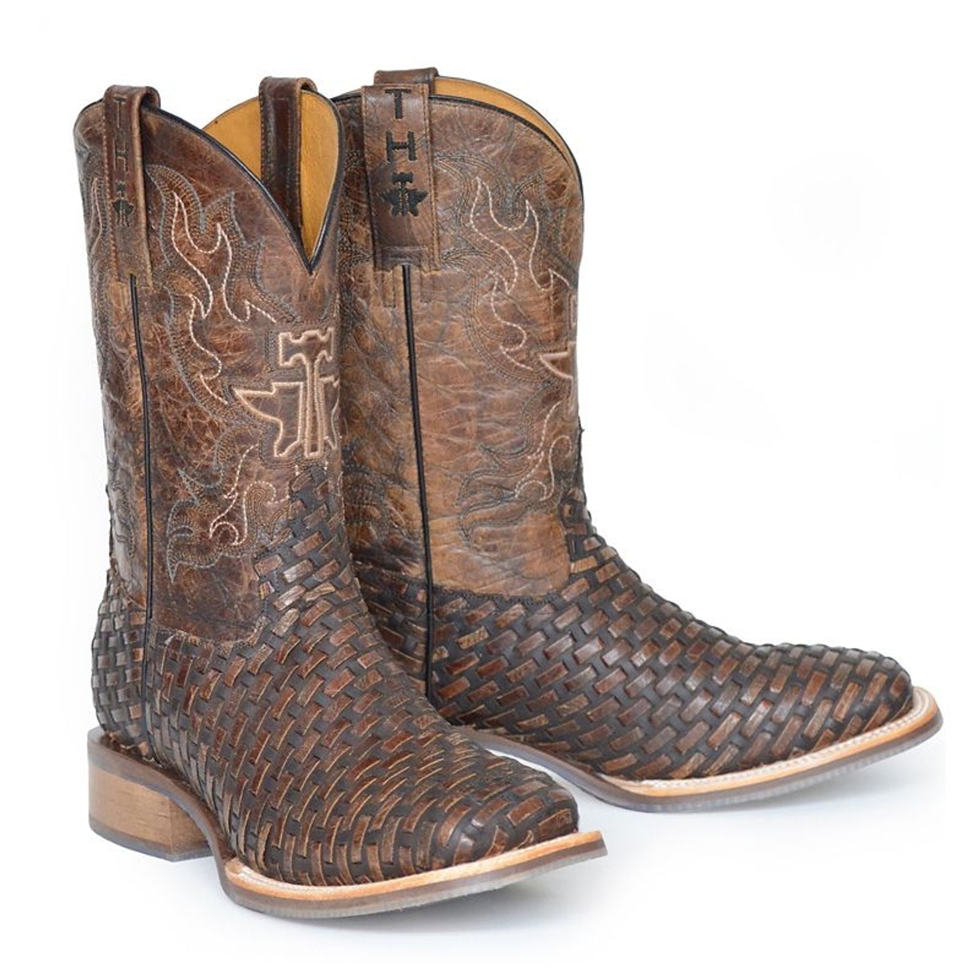 Tin Haul Mens X-Ray Sole SqToe Boots
