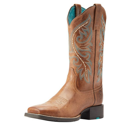 Ariat Ladies Back Zip Sq Toe Boots