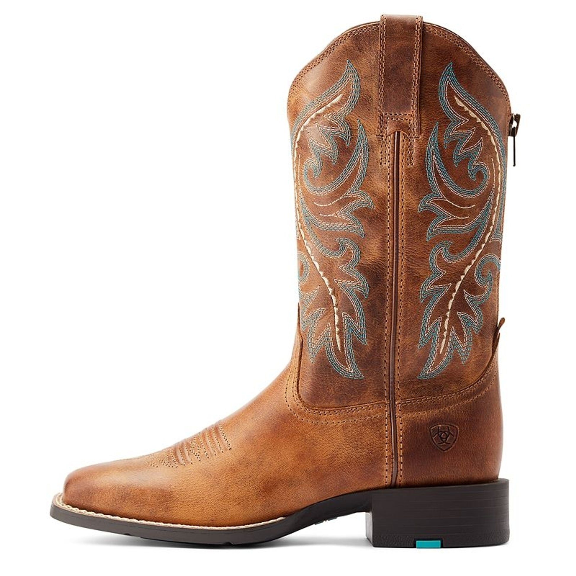 Ariat Ladies Back Zip Sq Toe Boots