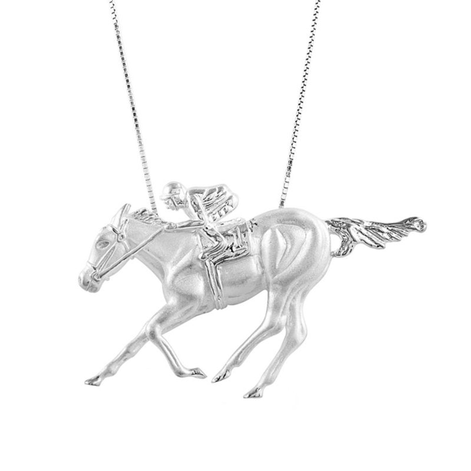 Kelly Herd Race Horse/Jockey 1 Necklace