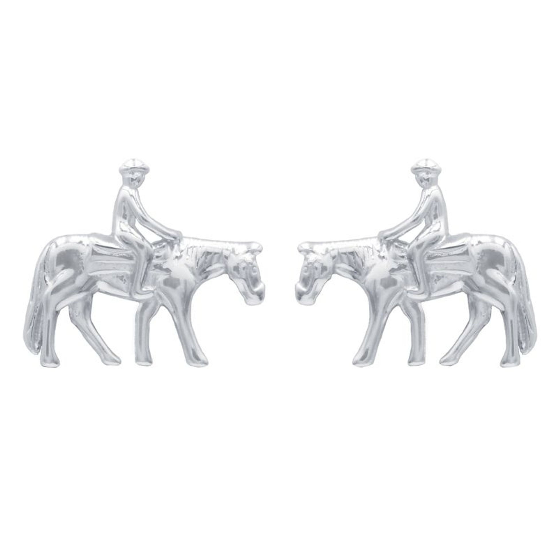Kelly Herd Western Pleasure Horse with Rider Earrings