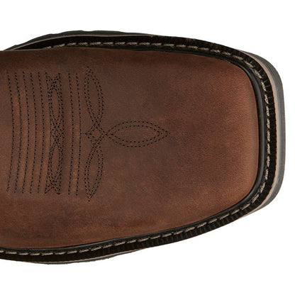 Justin Mens Driller WP Sq Toe Boots