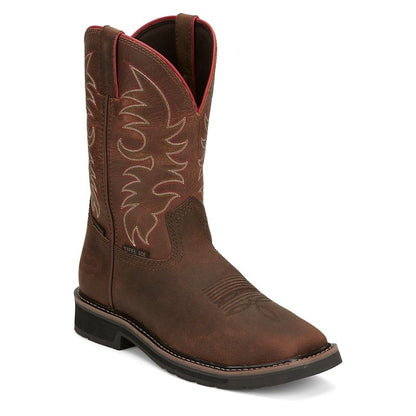 Justin Mens Driller WP SteelToe Boot