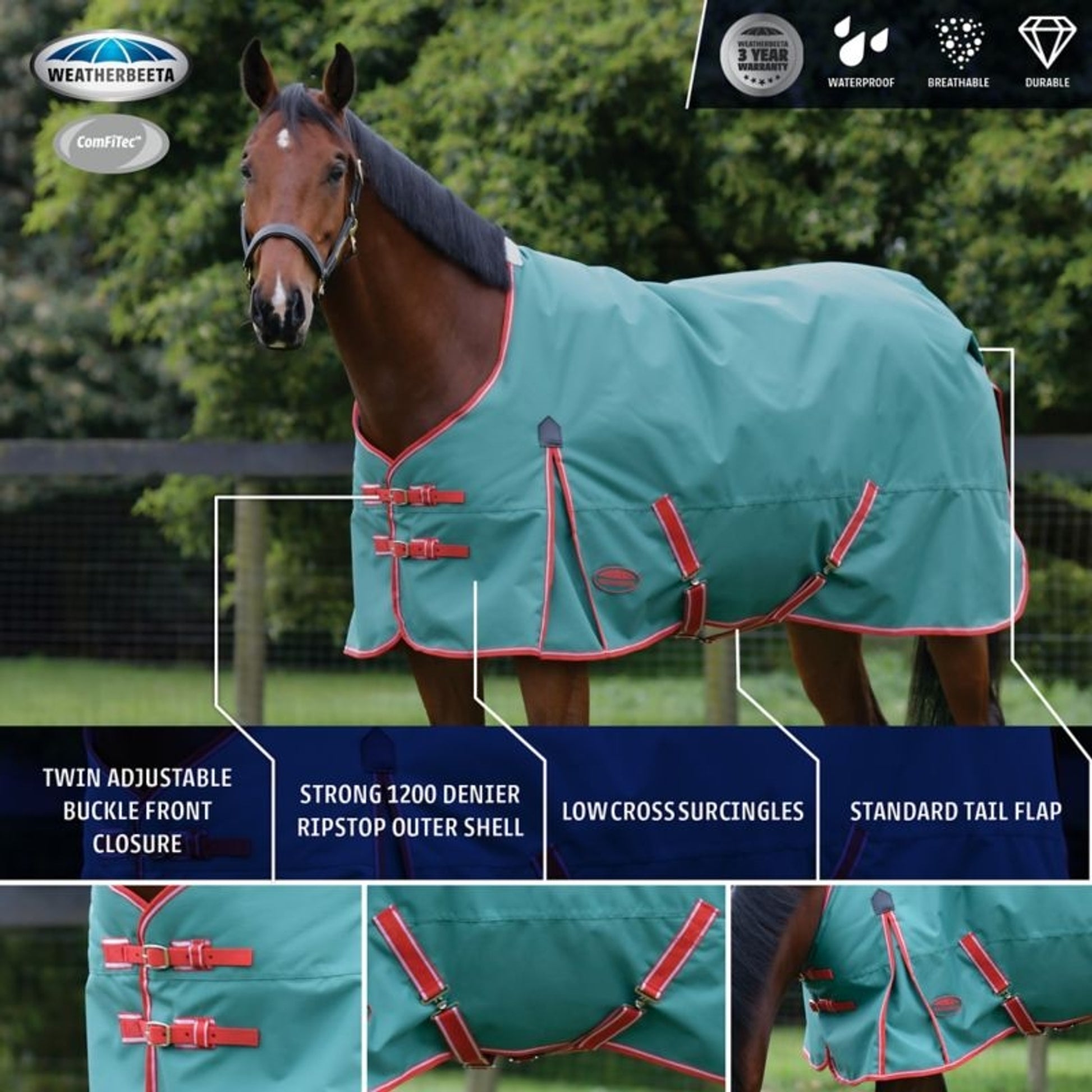 Weatherbeeta ComFiTec Prelim Standard Neck Lite