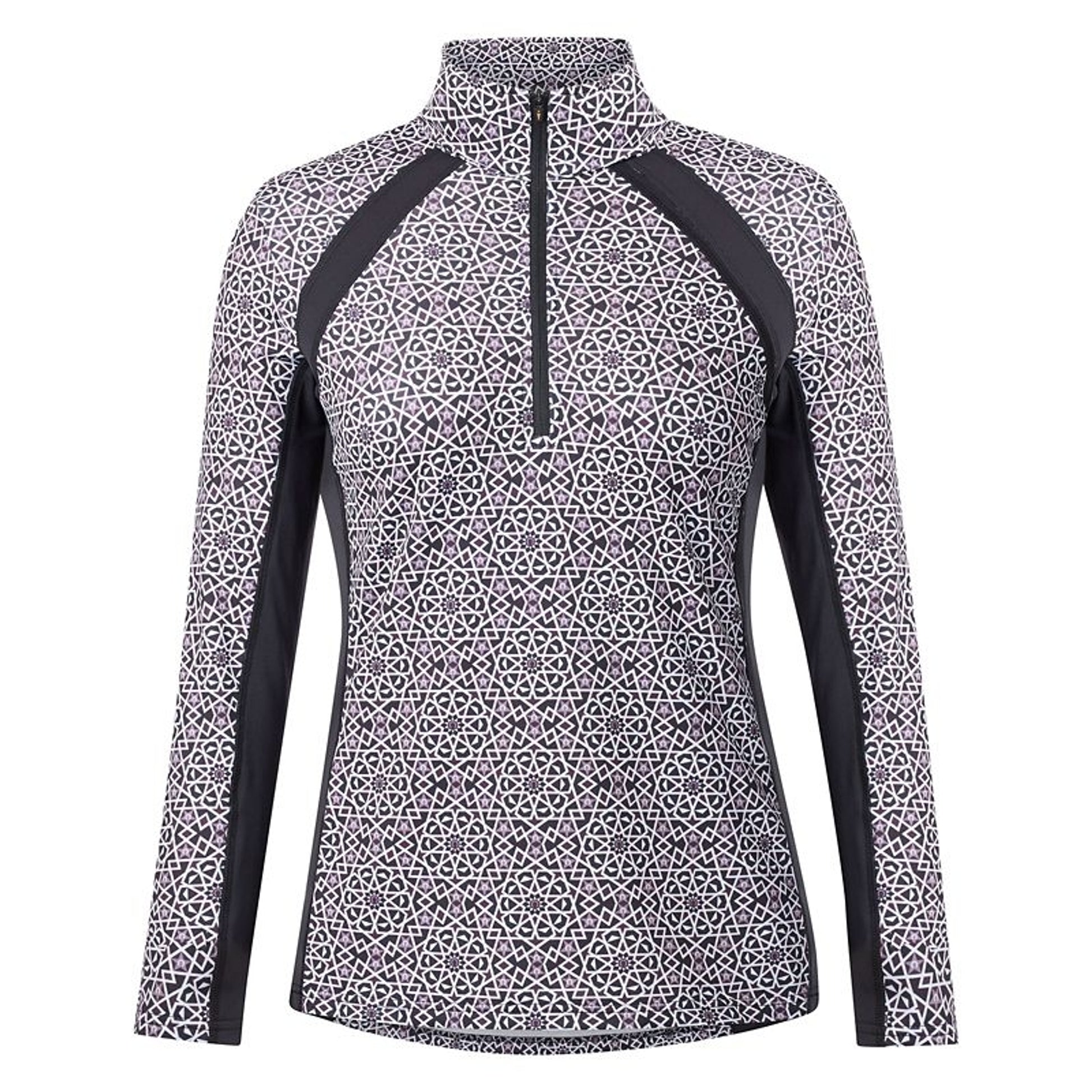 Kerrits Rail Side 1/4 Zip Print Top