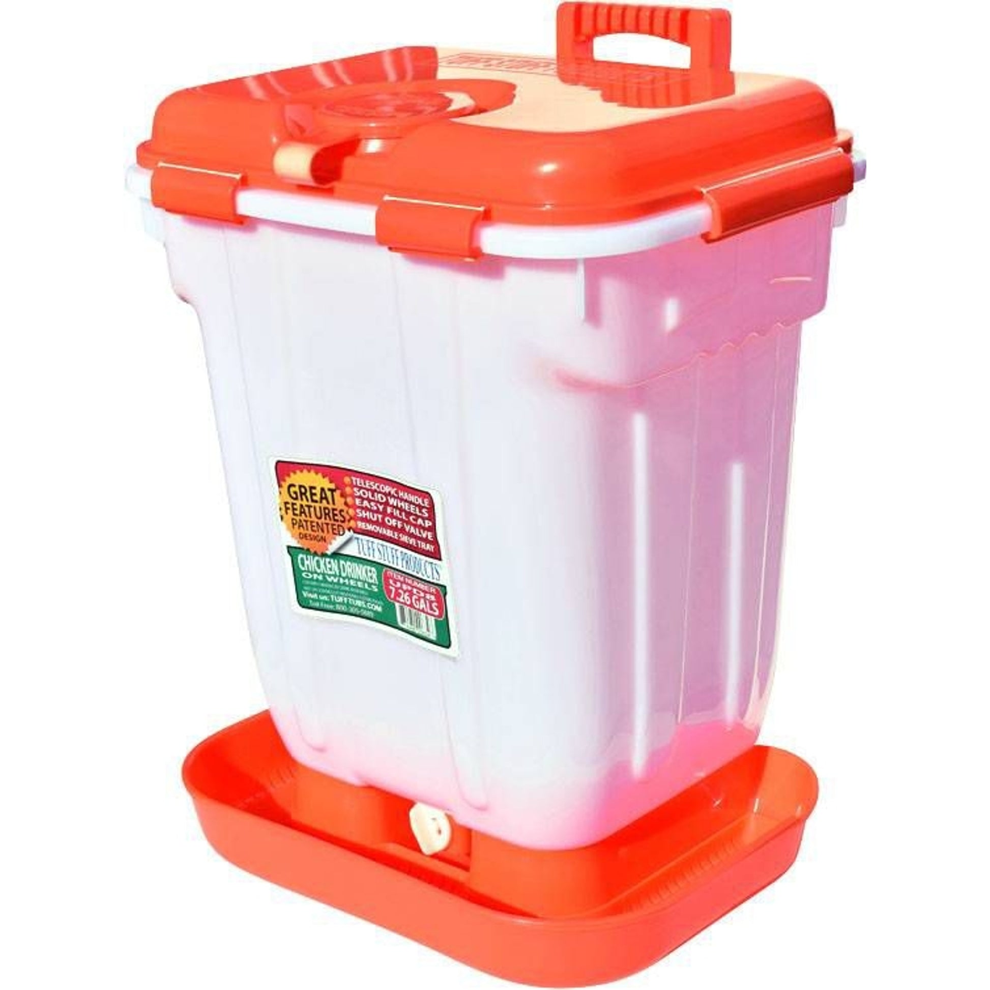 Tuff Stuff Telescopic Handle Ultra Poultry Drinker