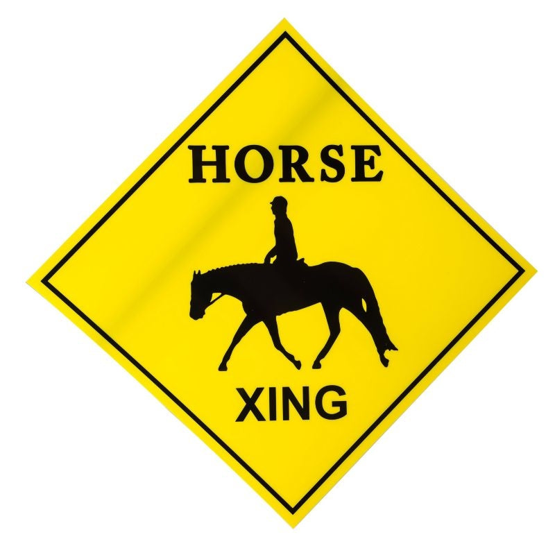 Gatsby Horse Crossing Sign