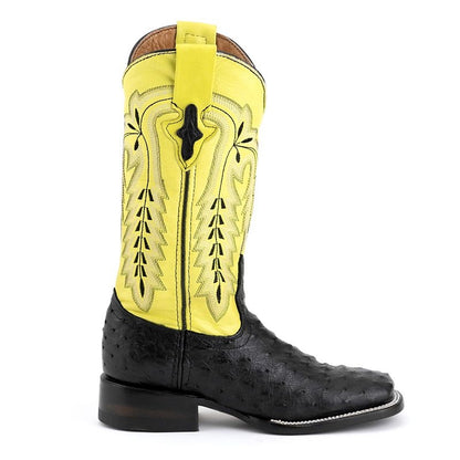 Ferrini Ladies Colt Ostrich SqToe Boot