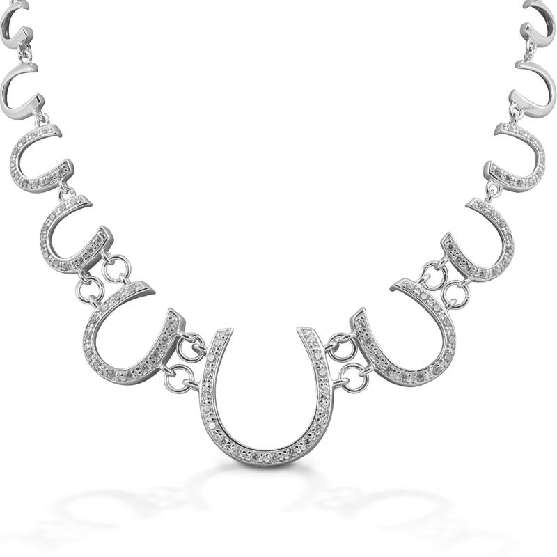 Kelly Herd .925 Sterling Silver Hrsshoe Necklace