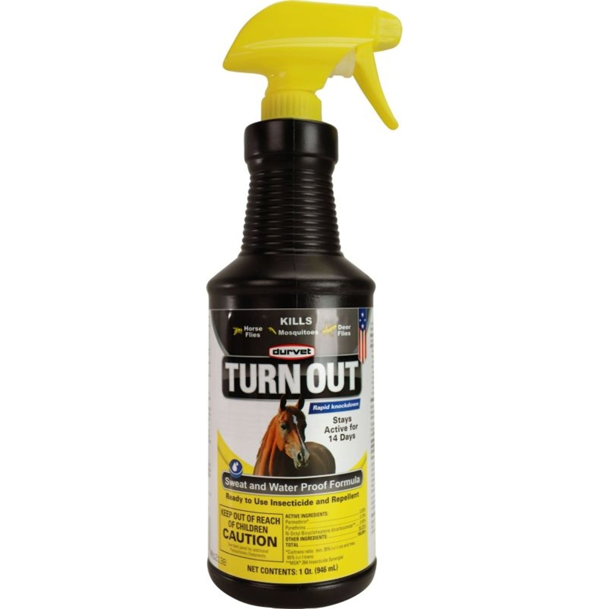 Durvet Turn Out Sweat and Waterproof FlySpray 32oz
