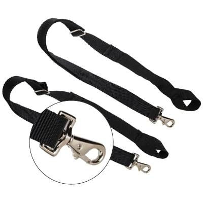 Super Hug Replacement Leg Straps Pair Black