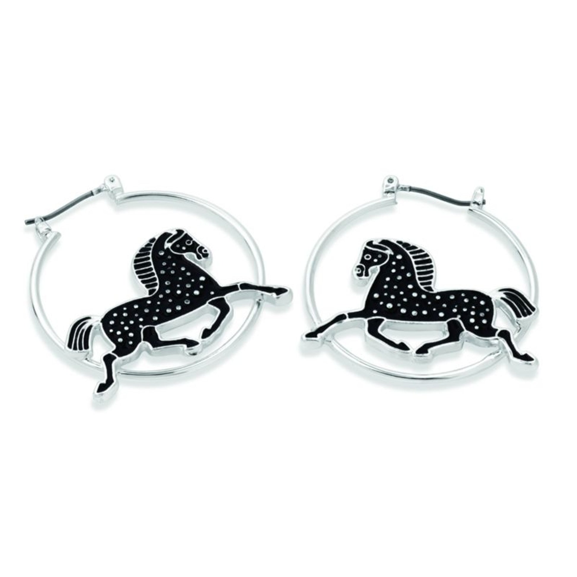 Kelley Dapple Horse Earrings
