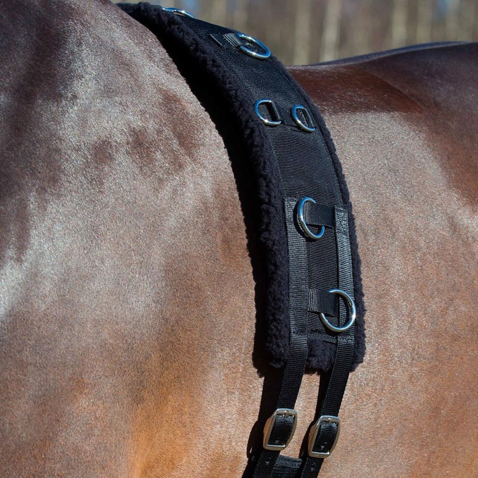Horze Spirit Lunging Girth Pony Black