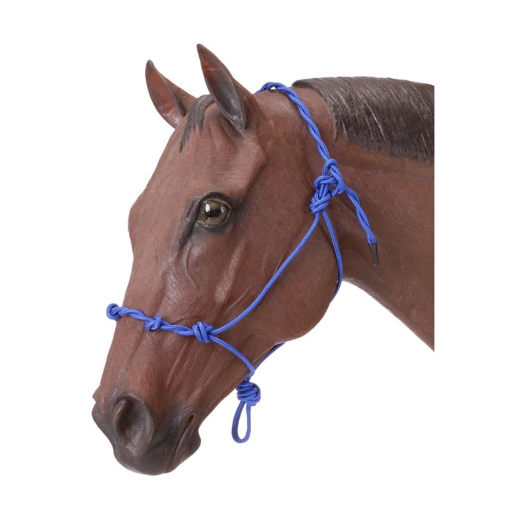 Tough1 Knotted Rope Halter with Twisted Crown