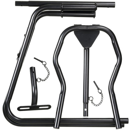 Tough 1 Jr Collapsible Roping Steer Dummy Black