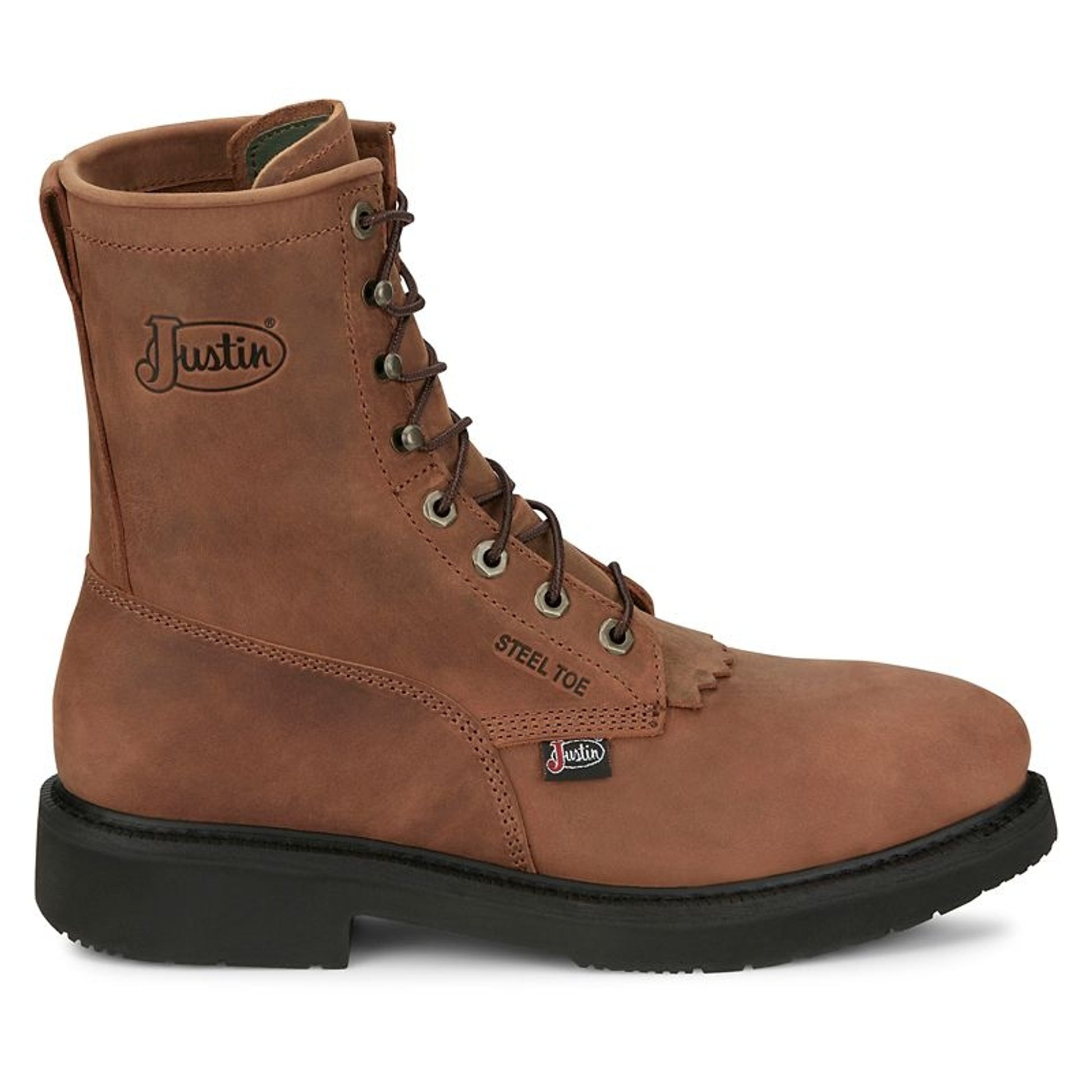 Justin Mens Lacer Rnd Toe ST Work Boots