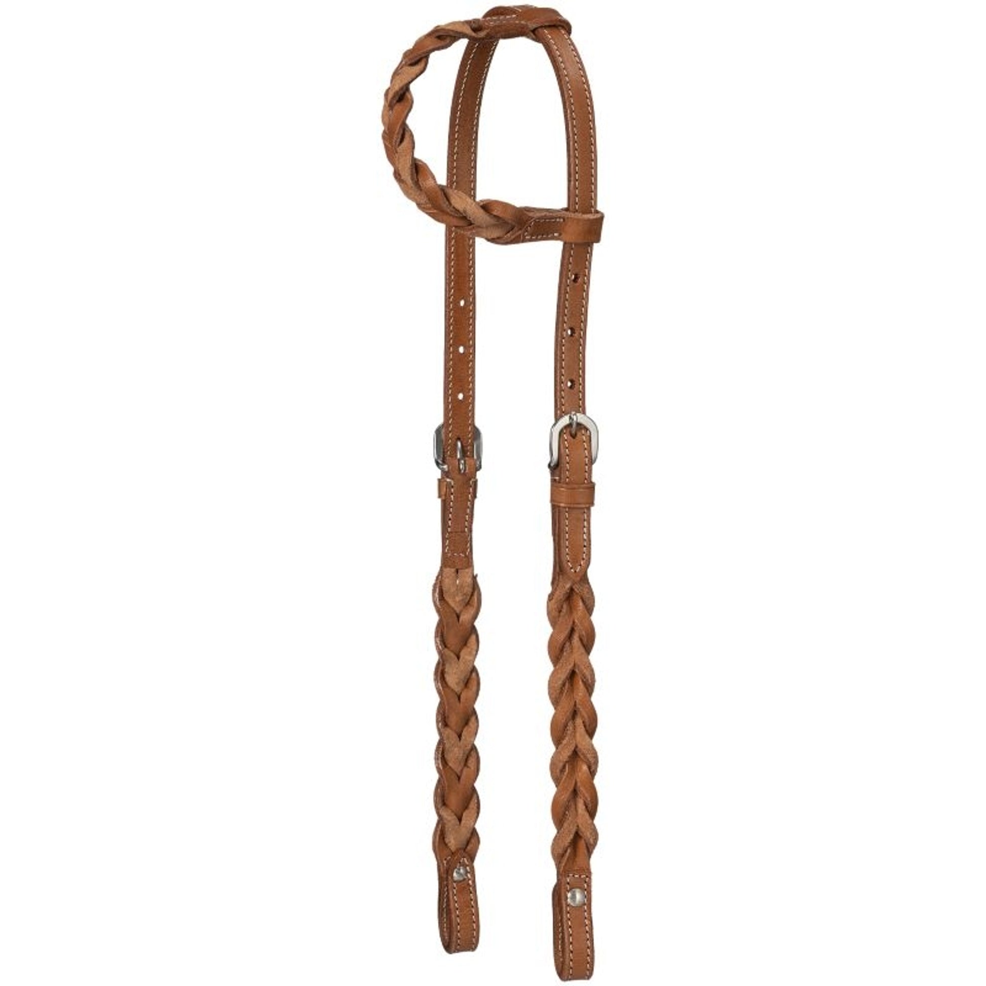 Royal King Braided Leather 1 Ear Headstall