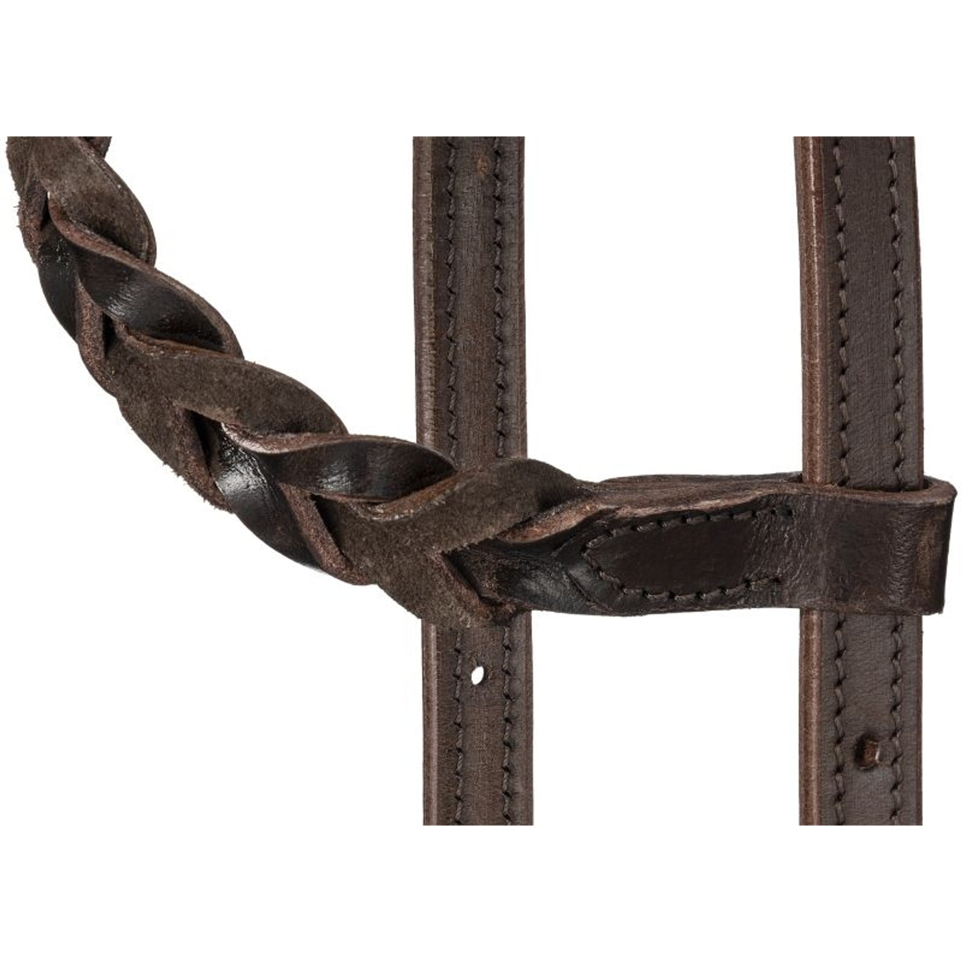 Royal King Braided Leather 1 Ear Headstall