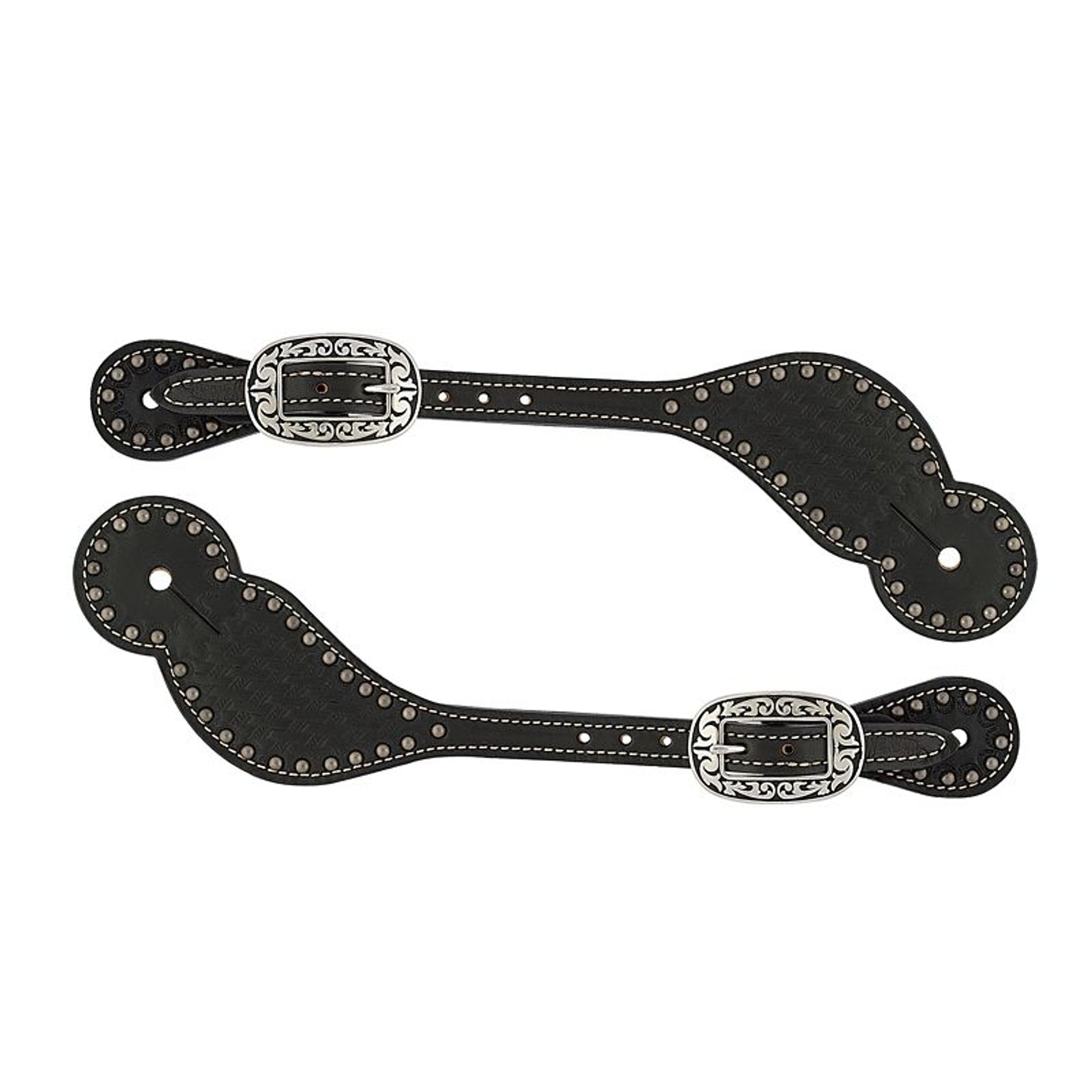 Weaver Basket Bridle Leather Spur Straps