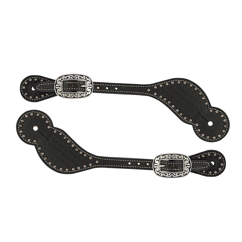 Weaver Basket Bridle Leather Spur Straps