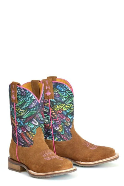Tin Haul Childs Hummingbird Sole Sq Toe Boots
