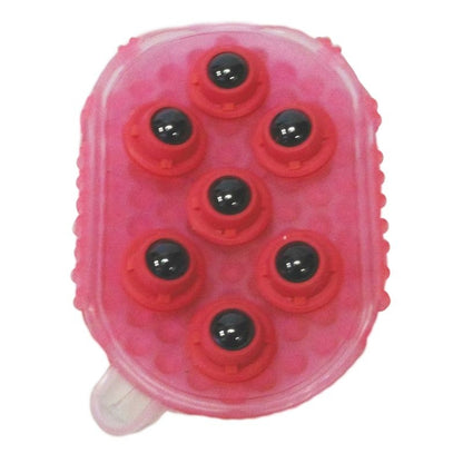Blue Gel Groomer Massage Mitt
