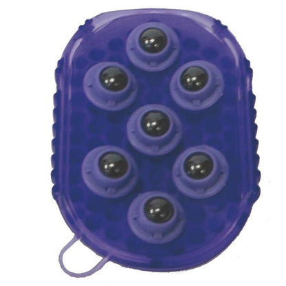 Blue Gel Groomer Massage Mitt