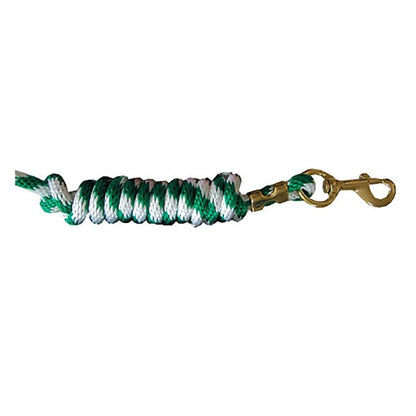 Braided Poly 8ft Lead with Solid Brass Snap