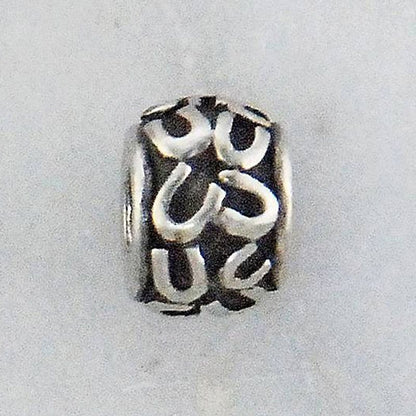 Joppa Random Horseshoe Bead Retro Silver