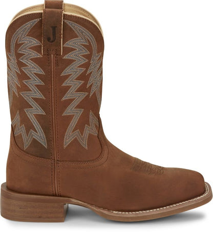 Justin Mens War Dog Sq Toe Boots