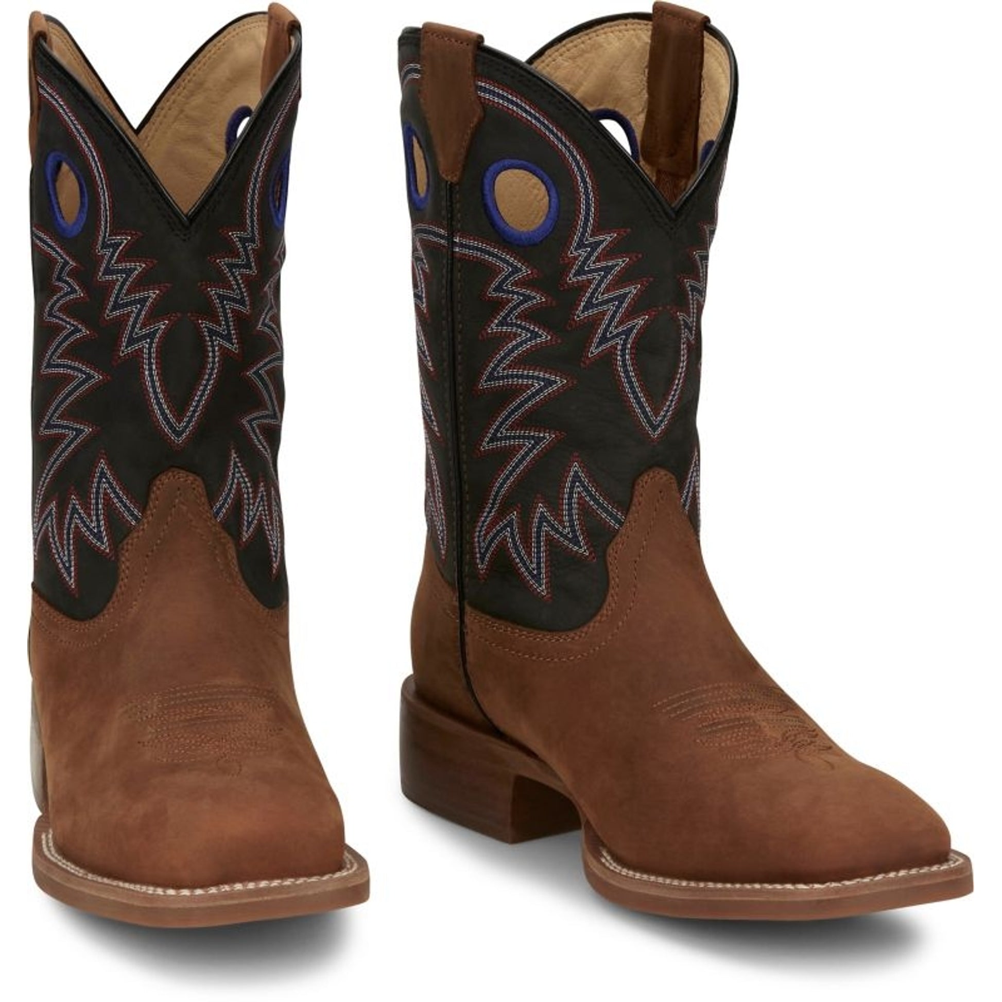 Justin Mens Shane Square Toe Boots