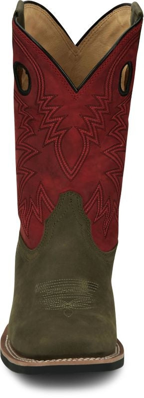 Justin Mens Shane Square Toe Boots