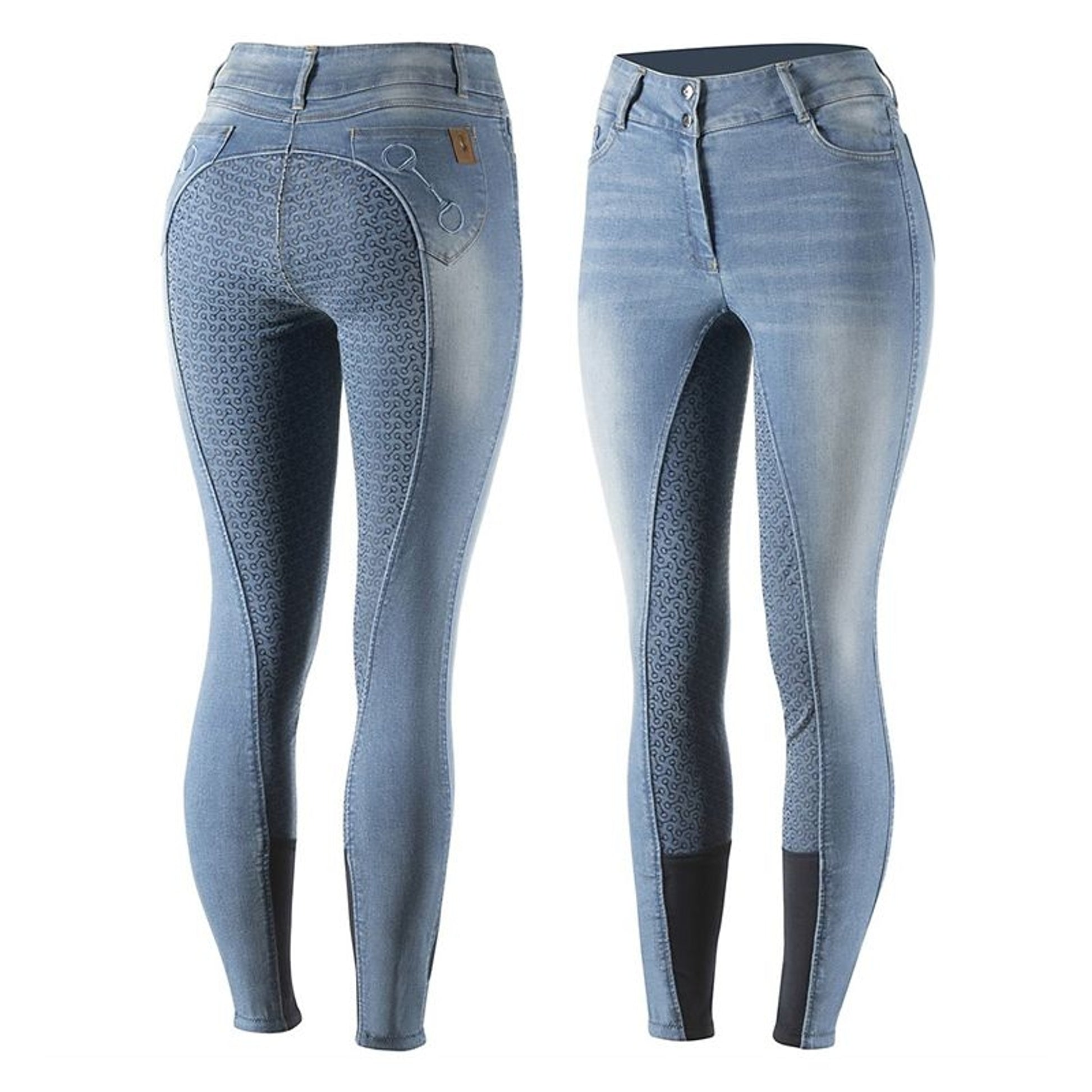 Horze Kaia HighWaist FS Denim Breech