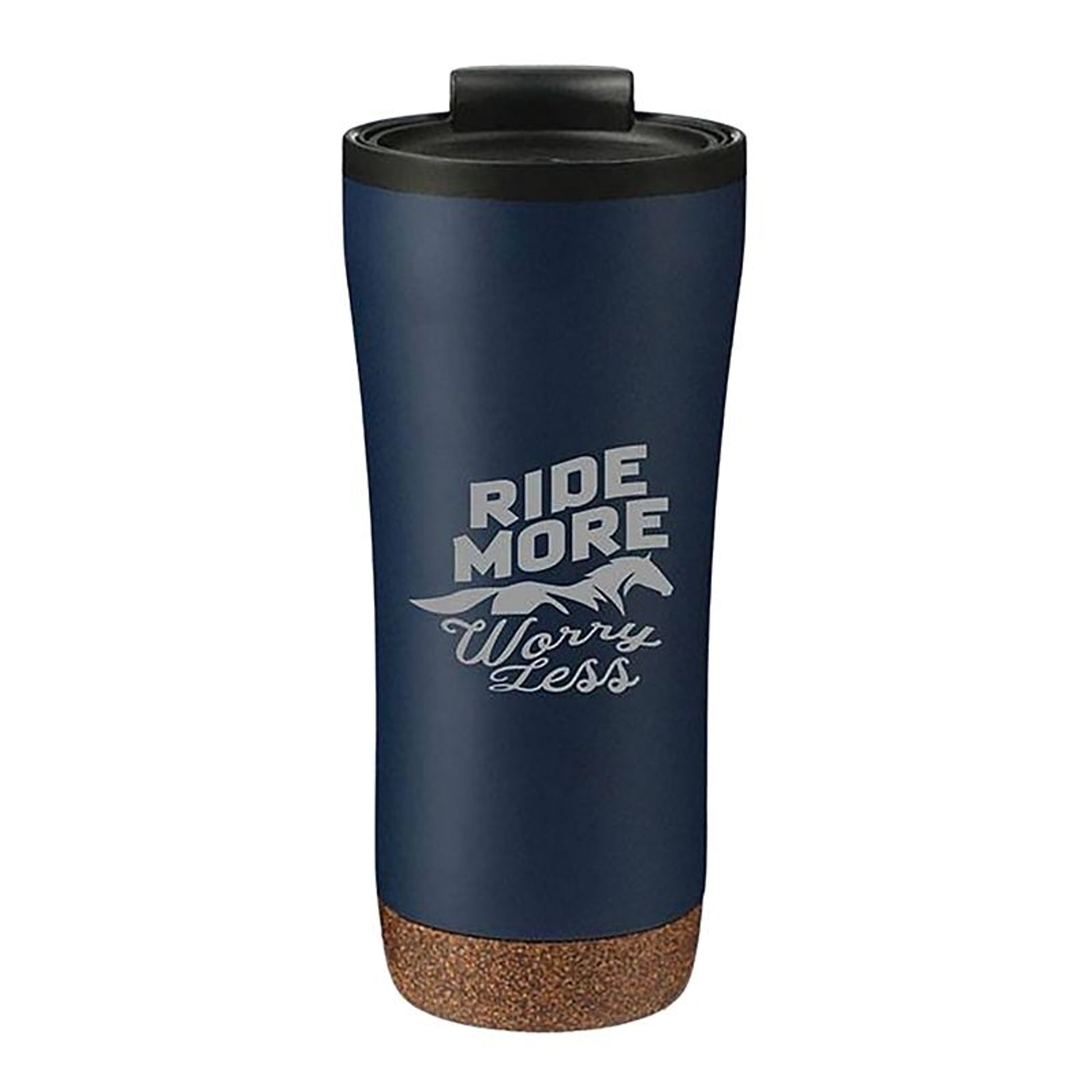 Kelley Ride More Worry Less Tumbler 16 oz Navy/Gre