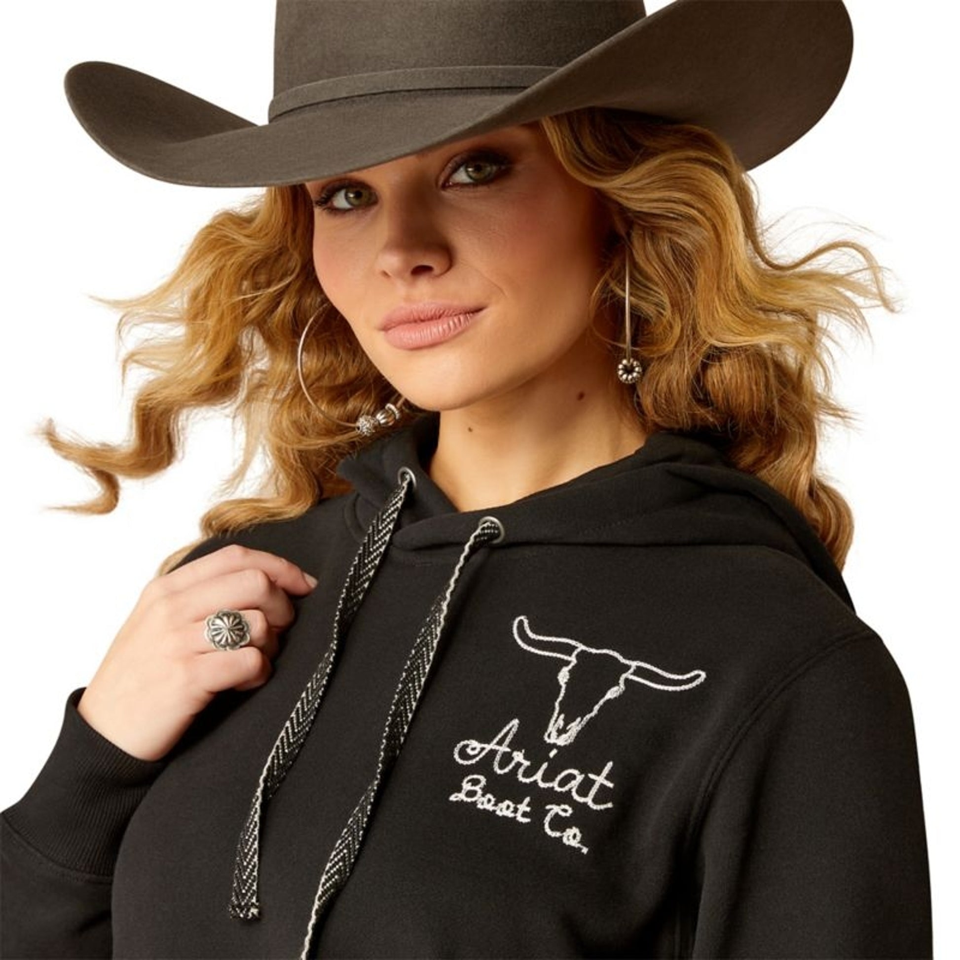 Ariat Ladies Steer Stitch Hoodie