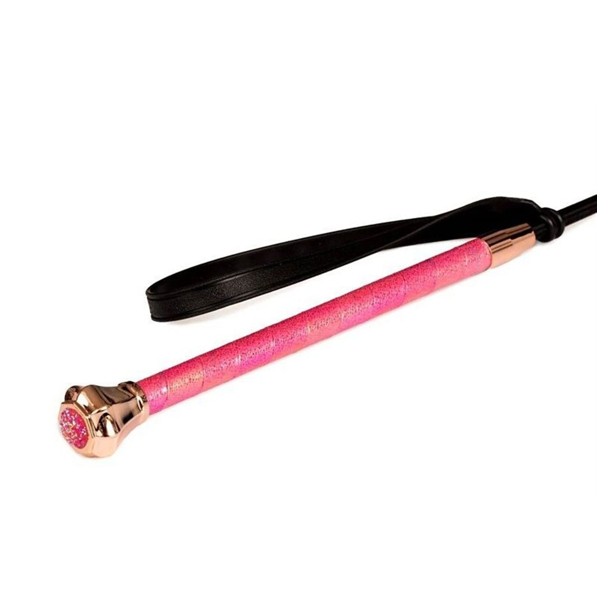 Perris Pink Sparkle Crop with Diamond End